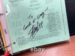 Thor Movie Original Script With All Revisions Signed By Stan Lee Rare