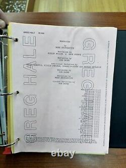 Thor Movie Original Script With All Revisions Signed By Stan Lee Rare