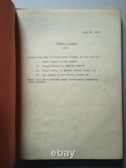 Three's A Crowd (1969) Larry Hagman Sex Farce Movie Script