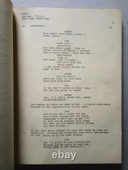 Three's A Crowd (1969) Larry Hagman Sex Farce Movie Script