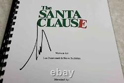 Tim Allen Scott Calvin Signed Full Movie Script The Santa Clause 1994 ACOA