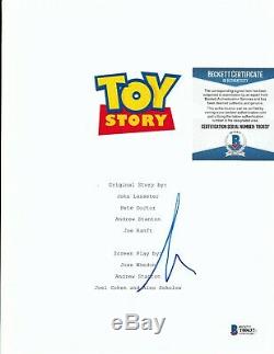 Tim Allen Signed Toy Story Full Movie 126 Page Script Autograph Beckett Bas Coa