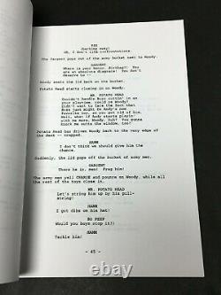 Tim Allen Signed'Toy Story' Full Movie Script Buzz Lightyear Beckett F48681