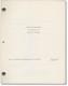 Tim Burton Edward Scissorhands Original Screenplay For The 1990 Film #162755