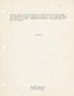 Tim Burton EDWARD SCISSORHANDS Original screenplay for the 1990 film #162755