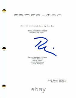 Tobey Maguire Signed Autograph Spider-man Full Movie Script Very Rare