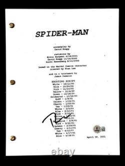 Tobey Maguire signed Spider-Man full movie script autograph Beckett BAS Tobey Maguire signed Spider-Man full movie script autograph Beckett BAS