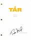 Todd Field Signed Autograph Tar Full Movie Script Starring Cate Blanchett Rare