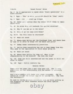 Tom Clancy ARMED FORCE Original screenplay for an unproduced film 1991 #153730