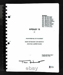 Tom Hanks Apollo 13 Authentic Signed Replica Movie Script Autographed BAS