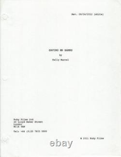 Tom Hanks Emma Thompson SAVING MR BANKS Original screenplay for the #167775