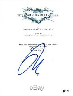 Tom Hardy Signed Autographed THE DARK KNIGHT RISES Movie Script Beckett BAS COA