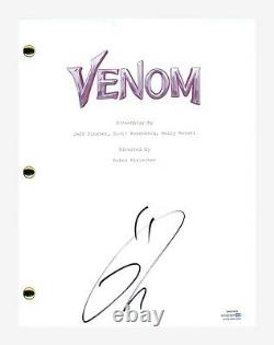 Tom Hardy Signed Autographed VENOM Movie Script Transcript ACOA COA