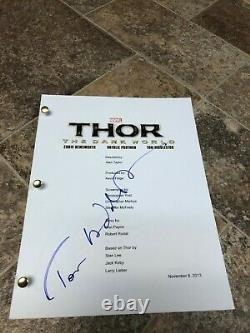 Tom Hiddleston Thor The Dark World Loki Signed Autographed Full Movie Script