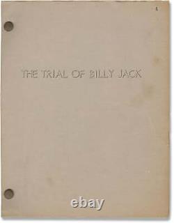 Tom Laughlin TRIAL OF BILLY JACK Original screenplay for the 1974 film #160069