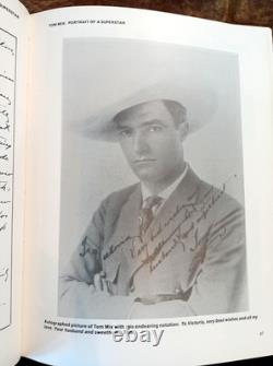 Tom Mix Portrait of a Superstar 1991 HC Signed Richard Seiverling Western
