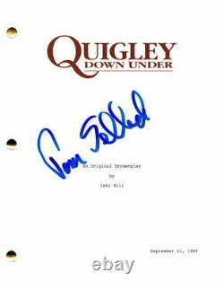 Tom Selleck Signed Autograph Quigley Down Under Full Movie Script Magnum Pi