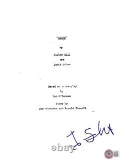 Tom Skerritt Signed'alien' Dallas Full Movie Script Screenplay Beckett Bas Coa