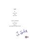 Tom Skerritt Signed'alien' Dallas Full Movie Script Screenplay Beckett Bas Coa