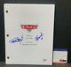 Tommy Chong And Cheech Marin Signed'cars' Movie Script Disney Psa Ae99779