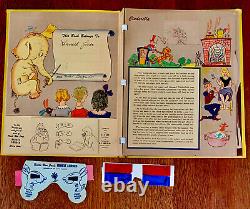 Tony Sargs Magic Movie Book, 1943, Complete with Both 3-D Glasses, Movable Book