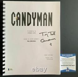 Tony Todd Autographed Candyman Complete Movie Script Signed BAS COA