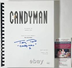 Tony Todd Signed Candyman Complete Movie Script Authentic Autograph JSA COA