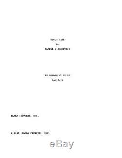 UNCUT GEMS extremely rare early draft movie screenplay