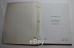 UNFORGIVEN / David Webb Peoples, Rare Working Title 1985 Movie Script Screenplay