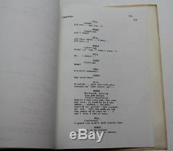 UNFORGIVEN / David Webb Peoples, Rare Working Title 1985 Movie Script Screenplay