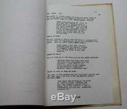 UNFORGIVEN / David Webb Peoples, Rare Working Title 1985 Movie Script Screenplay