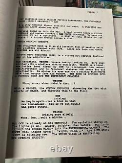 UNRELEASED Spider-man James Cameron 3rd draft Movie Script! SUPER RARE! WOW