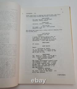 UP IN SMOKE / Tommy Chong & Cheech Marin 1977 Screenplay, Cult Classic film