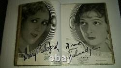 United Artists 1927-28 Exhibitor Book Hollywood Silent Movie Stars Chaplin RARE