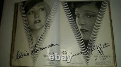 United Artists 1927-28 Exhibitor Book Hollywood Silent Movie Stars Chaplin RARE