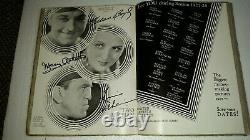 United Artists 1927-28 Exhibitor Book Hollywood Silent Movie Stars Chaplin RARE