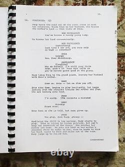 Unproduced Original FILM SCREENPLAY by EVA BARTOK, Child Bride of a Nazi Officer