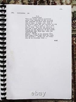 Unproduced Original FILM SCREENPLAY by EVA BARTOK, Child Bride of a Nazi Officer