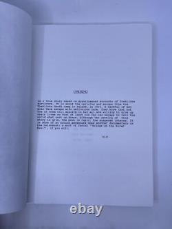 Uprising Hubert Cornfield Unproduced Movie Screenplay 1970's Vintage RARE