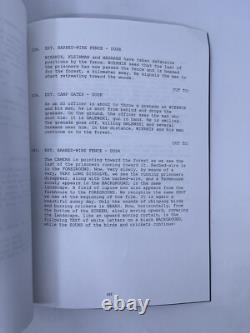 Uprising Hubert Cornfield Unproduced Movie Screenplay 1970's Vintage RARE