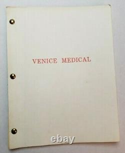 VENICE MEDICAL / Jim Mulligan 1982 TV Script PILOT EPISODE, Stan Shaw rare film