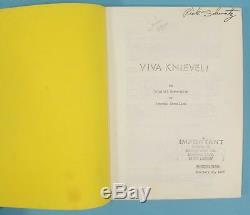 VIVA KNIEVEL! Original 1976 Movie Script EVEL KNIEVEL Gene Kelly Irwin Allen