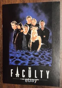 VTG 90s THE FACULTY FILM SCRIPT Jordana Brewster Clea DuVall Elijah Wood