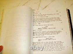 VTG Metro Goldwyn Mayer Movie Script\ THE WHITE BUFFALO 1976 signed Bronson +