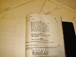 VTG Metro Goldwyn Mayer Movie Script\ THE WHITE BUFFALO 1976 signed Bronson +