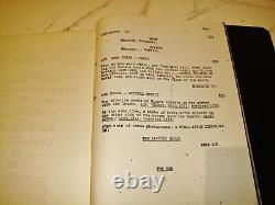 VTG Metro Goldwyn Mayer Movie Script\ THE WHITE BUFFALO 1976 signed Bronson +