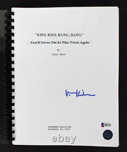 Val Kilmer Authentic Signed Kiss Kiss Bang Bang Movie Script BAS #B62918