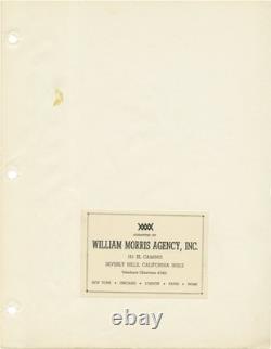 Valerie Perrine Jeff Bridges LAST AMERICAN HERO Original screenplay for #171233