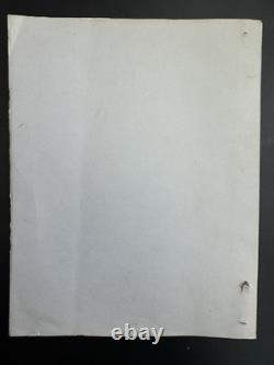 Very Early Draft Death Becomes Her Movie Script Screenplay Martin Goldie Hawn 91