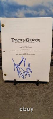 Very Rare Pirates Of The Caribbean Movie Screenplay Signed By Johnny Depp WithCOA